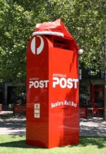 Australian Christmas Postbox
