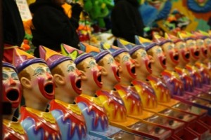 The Clowns - kind of the mascots of the show