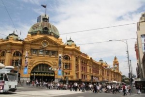 Flinders Street Station In Melbourne